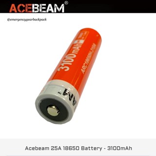 ไฟฉาย ACEBEAM 18650 3100mAh 25A High-drain Li-ion Battery