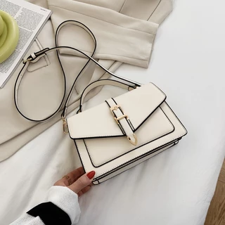 (HB-643) กระเป๋าถือ กระเป๋าสะพาย crossbody หนัง PU พรีเมี่ยม สวยหรู