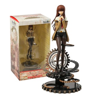 โมเดลตุ๊กตาฟิกเกอร์ Steins Gate Makise Kurisu สเกล 1/7 ขนาด 24 ซม. ของเล่นสําหรับเด็ก