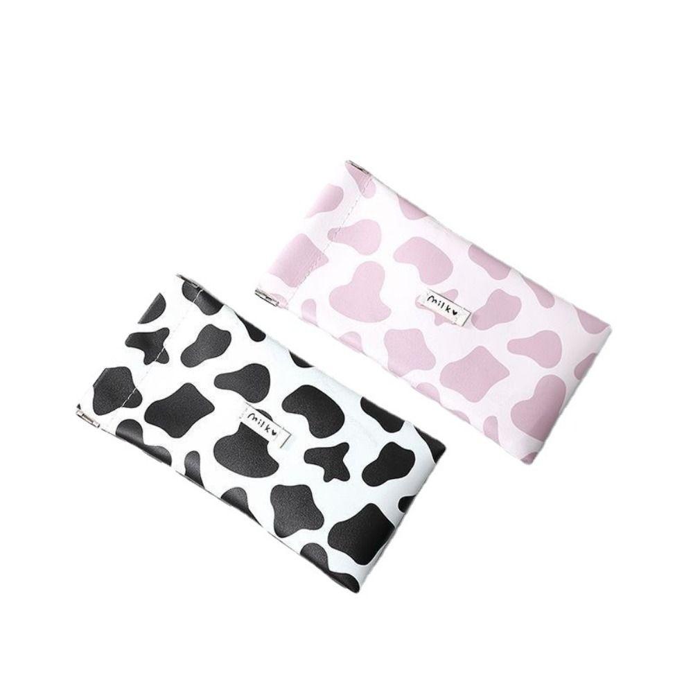 QQMALL กล่องเคสหนังนิ่ม ลายการ์ตูนน่ารัก ปิดอัตโนมัติ สําหรับผู้ชาย และผู้หญิง สําหรับใส่แว่นตา