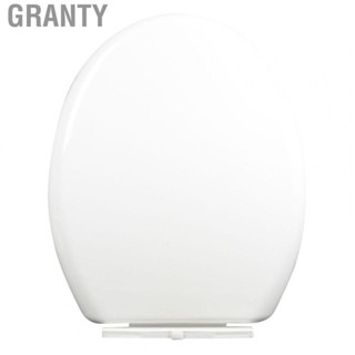 Granty Slow Close Toilet Seat  Toilet Seat Lid White Thicken Robust PP  for Home