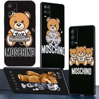 เคสโทรศัพท์มือถือซิลิโคน TPU แบบนิ่ม ลาย BS34 Moschino สําหรับ Realme 10T 11 Pro 11 Pro+ C55 C33 2023 GT Neo5 SE GT3 Narzo N55 N53