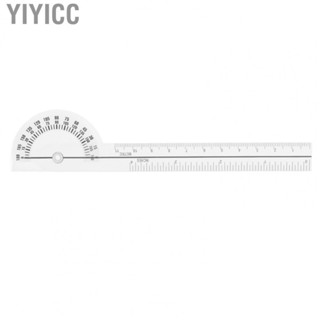 Yiyicc Finger Goniometer  Body Measuring Hard Transparent Angle Protractor Ruler 180 Degree  for Joint Range