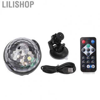 Lilishop USB Rotating Ball Light Bulb 7 Modes Ball Lamp RGB Rotating  Party