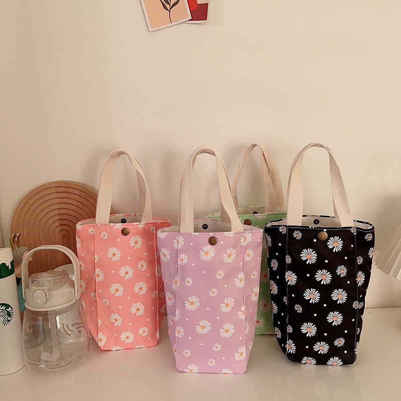 Sugaw ผ้าใบขวดน้ํากระเป๋า Tumbler สําหรับ Thermos ถ้วยหรือนมชากระเป๋า Hydroflask แบบพกพาแก้วแขน Aquaflask ผู้ถือกระเป๋า