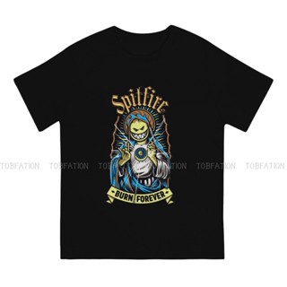 เสื้อยืดแขนสั้น Spitfire Burn Forever สําหรับผู้ชาย49487955 เสื้อยืด ของแท้ ขนาดใหญ่ สําหรับผู้ชาย