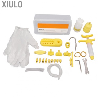 Xiulo Bike Brake Bleed Kit  Ergonomic Design Quick Locking Hydraulic Universal Multi Connectors Disc Brake Bleeding Tools  for Mountain Bikes