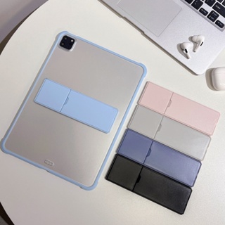 เคสแท็บเล็ต TPU พลาสติกแข็ง เนื้อแมตต์ ใส พร้อมขาตั้ง สําหรับ Xiaomi Pad 5 Pad 5 Pro 11 นิ้ว