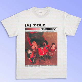 Tomboy (G) เสื้อยืดลําลอง แขนสั้น พิมพ์ลาย Kpop Girlgroup Girlband Music สไตล์วินเทจ เรโทร สําหรับผู้ชาย ผู้หญิง