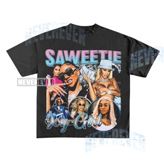 Saweetie 90s Retro Rap Tee | Bootleg Rap Tee | เสื้อยืดวินเทจ 90s Rap | Graphic Rap Tee