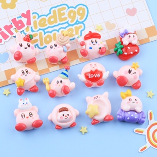 Crocs Jibbitz Crocs Charm น่ารัก Kirby Diy รองเท้า ตกแต่ง อุปกรณ์เสริม Diy เคสโทรศัพท์ Diy ตกแต่งหัวเข็มขัด รองเท้า รองเท้าแตะ