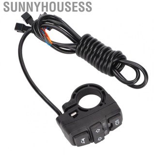 Sunnyhousess Motorcycle Turn Signal Switch  ABS  Slip Integrated Motorcycle Handlebar Switch  for