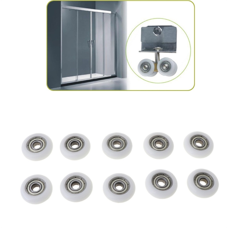 Yu ลูกรอกพลาสติกไนล่อน สําหรับเฟอร์นิเจอร์ ลิ้นชัก 10 ชิ้น - รูปที่ 3