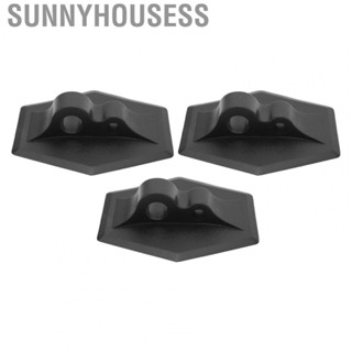 Sunnyhousess Boat Rope Mount Holder  2 Holes Easy To Install Boat Rope Buckle Mount 3Pcs PVC  for Kayak