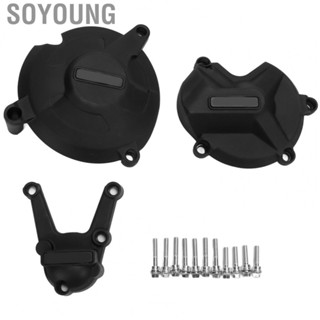 Soyoung Motorcycle Engine Cover Protection Case Engine Case Cover Guards High Temperature Resistant  Corrosion High Strength for