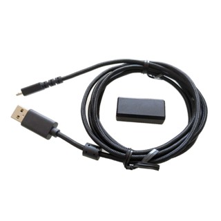 R* สายชาร์จเมาส์ USB เป็นอะแดปเตอร์ไมโคร ไนล่อนถักนุ่ม สําหรับ G502