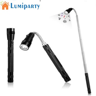 Lumiparty หัวไฟฉาย แบบยืดหยุ่น ท่อโคมไฟ กล้องส่องทางไกล แม่เหล็ก ไฟฉาย หยิบเครื่องมือ