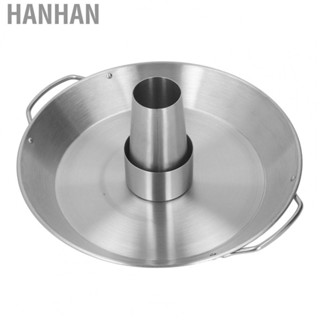 Hanhan Beer Can Chicken Roaster Rack ReUKable 430 Stainless Steel BBQ Roasting Pan HG