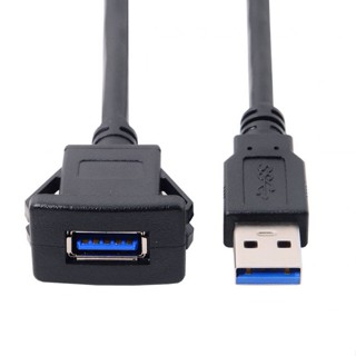 Xiwai สายเคเบิลต่อขยาย USB 3.0 กันน้ํา 1 เมตร สําหรับแผงแดชบอร์ดรถยนต์