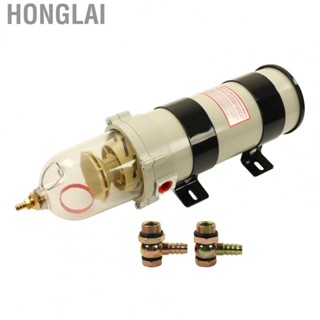 Honglai Diesel Fuel Filter  180 GPH Flow Rate 7/8in-14UNF Port Diesel Water Separator 7in Depth 1000FG High Performance  for Car