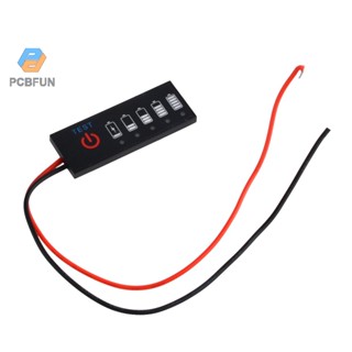 Pcbfun เครื่องทดสอบระดับแบตเตอรี่ 18650 Lipo Li-ion 1s-7s 3.7v-29.4v