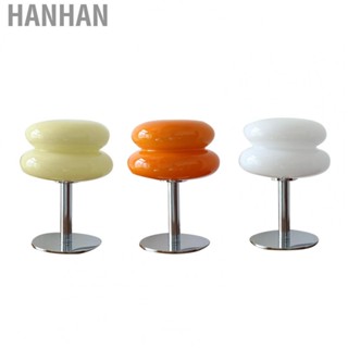 Hanhan Bedside Light  Practical Wide Applicability Egg Tart Shape Table Lamp Cute  for Girls for Office