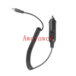 Dc 12V 3A สายชาร์จในรถยนต์ สายเคเบิลสปริง สําหรับวิทยุสื่อสาร Baofeng Two Way UV-5R 5RE UV-82 UV-9R PLUS UV5A+ TG-UV2