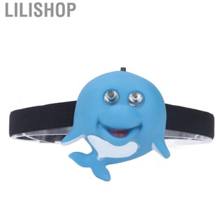 Lilishop Kids Headlamp Blue Shape Eco Friendly Plastic 2 Lighting Modes GO