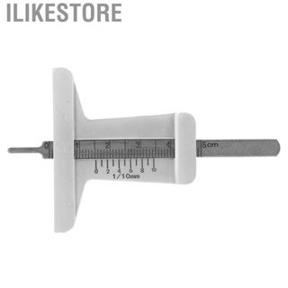 Ilikestore Tire Depth Gauge  High Precision Rust Proof Tire Thread Measuring Gauge Stainless Steel  for Vehicle