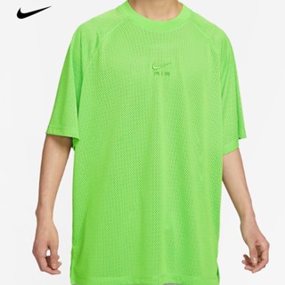 Nike เสื้อยืดแขนสั้น ทรงหลวม ระบายอากาศ แห้งเร็ว สําหรับผู้ชาย DX0157