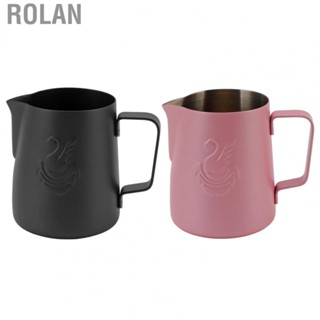 Rolan  Frothing Pitcher  Coffee Steaming Pitcher Prevent Spilling 420ml  for Coffee for Cafe