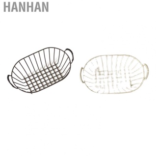 Hanhan Wire Baskets  Rustproof Wide Use Solid Wire Storage Bin Space Saving  for Bedroom