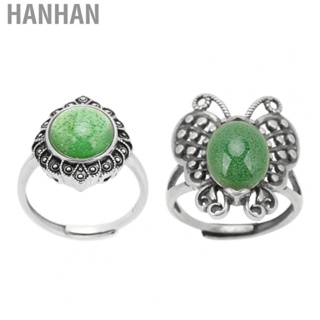Hanhan Womens Ring  925 Silver Ring Electroplated  for Birthday