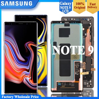 ของแท้ หน้าจอสัมผัส LCD 6.4 นิ้ว พร้อมกรอบ สําหรับ SAMSUNG GALAXY Note 9 LCD Note9 N960D N960F