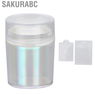 Sakurabc Clear Nail Stamper Portable Compact Professional Nail Stamper Stable with Stamping  for Nail Salon for Home for Nail Artist