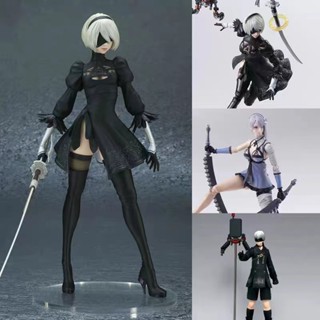 โมเดลฟิกเกอร์ NieR Automata YoRHa 9S No 2 Type B 2B Play &amp; Arts ของเล่นสําหรับเด็ก