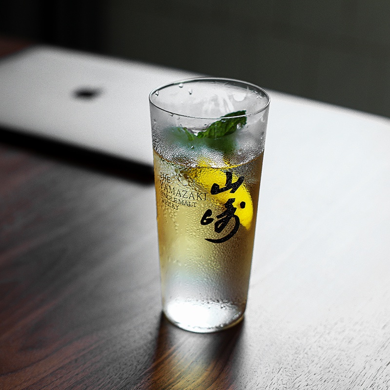 YAMAZAKI แก้ววิสกี้ HAKUSHU แบบบาง เหมาะกับของขวัญ สไตล์ญี่ปุ่น แก้ววิสกี้บาร์สไตล์ญี่ปุ่น HIGHBALL HAKJU HI BALL