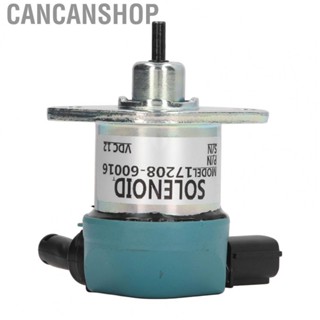 Cancanshop Stop Solenoid Valve  17208-60017 17208‑60016 Sensitive Wide Compatibility Better Control Fuel Shutdown Valve  for B2410 HSD B2410 HSDB B2410 HSE B2710 HSD