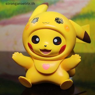 Strongaroetrtr โมเดลฟิกเกอร์ PVC อนิเมะ Psyduck Eevee Pokemon Pikachu