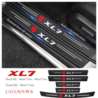 สติกเกอร์หนังคาร์บอนไฟเบอร์ ป้องกันรอยขีดข่วน อุปกรณ์เสริม สําหรับ Suzuki wift XL7 vitara Jimny SX4 S-Cross Presso Ciaz ERTIGA Celerio