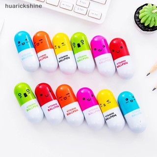 Huarickshine^^ ปากกายา แบบยืดหดได้ ลายการ์ตูน สุ่มสี ของเล่นสําหรับเด็ก 10 ชิ้น