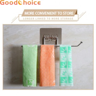 【Good】Tissue Holder Towel Bar Holder Belts Hanger Rack Kitchen Shelf Organizer【Ready Stock】