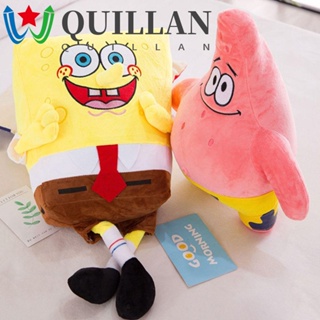 Quillan Kawaii Patrick Star ตุ๊กตายัดนุ่น ตุ๊กตาสัตว์ สพันจ์บ็อบ น่ารัก ผ้ากํามะหยี่ขนนิ่ม ของเล่น ของขวัญคริสต์มาส ตกแต่งห้อง ตุ๊กตาฟิกเกอร์ ตุ๊กตาเด็ก ตุ๊กตาอนิเมะ ของเล่น