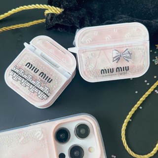  เคสหูฟัง ประดับลูกปัด คุณภาพสูง กันกระแทก สําหรับ AirPods 1 2 3 pro pro2