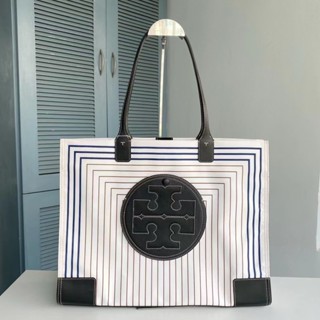 กระเป๋าโท้ท พิมพ์ลายโลโก้ Tory Burch Ella Series