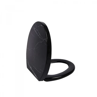 VERNO Official Shop-Verno ฝารองนั่งโถสุขภัณฑ์ V shape Soft close รุ่น มาเบิล BSS0023A ***ของแท้รับประกันคุณภาพ