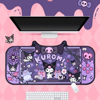 Sanrio แผ่นรองเมาส์ กันลื่น สําหรับเล่นเกม แล็ปท็อป HD Kuromi [WOW]