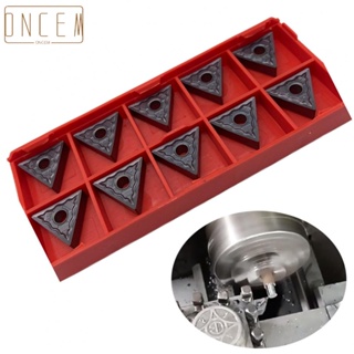 【ONCEMOREAGAIN】Carbide Insert 10pcs For General Cutting Metal Turningtool Replacement