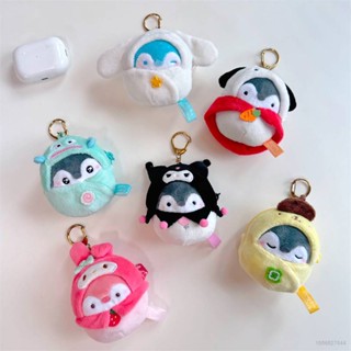 Ag Sanrio x Koupen-Chan กระเป๋าใส่เหรียญ หูฟัง จี้ตุ๊กตาเคโรมิ สําหรับเด็กผู้หญิง