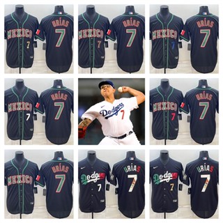 Los Angeles Dodgers Julio Urías เสื้อยืดเบสบอลบุรุษ